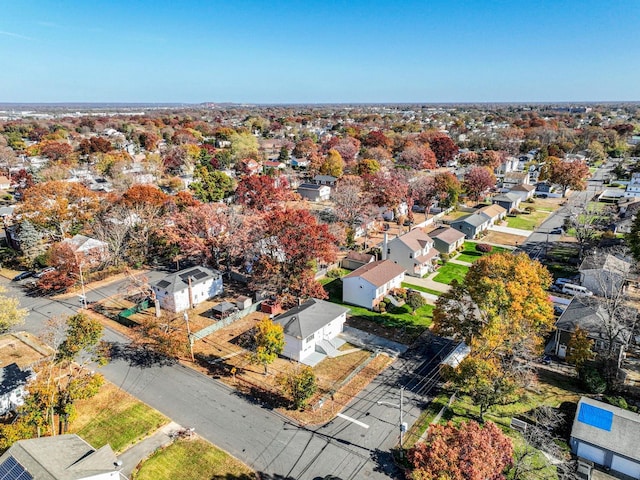 bird's eye view featuring a residential view