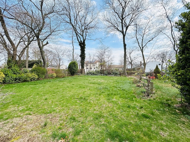 view of yard