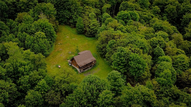 607 Baker Hill Rd, Roscoe, NY 12776 - view from above of property with a forest