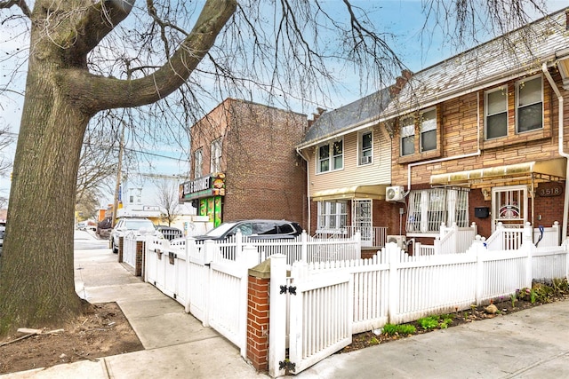 3518 Clarendon Rd, Brooklyn, NY 11203 - view of front of property with a fenced front yard