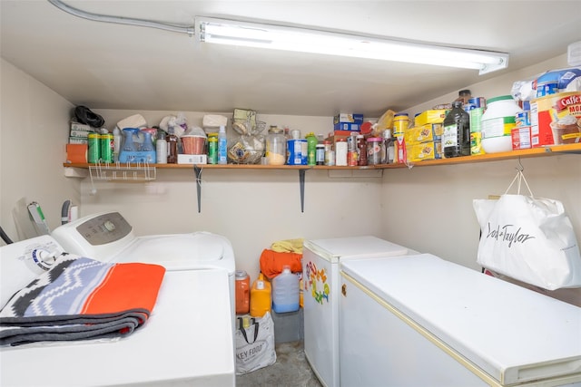 3518 Clarendon Rd, Brooklyn, NY 11203 - laundry area featuring washing machine and dryer and laundry area