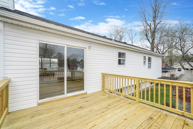 view of deck