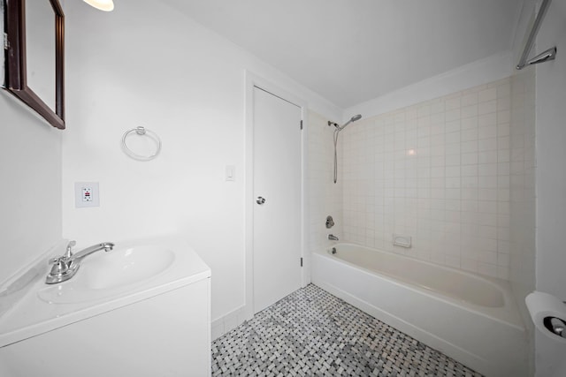 2 Lee Ave, Albertson, NY 11507 - full bathroom with shower / bathing tub combination and vanity