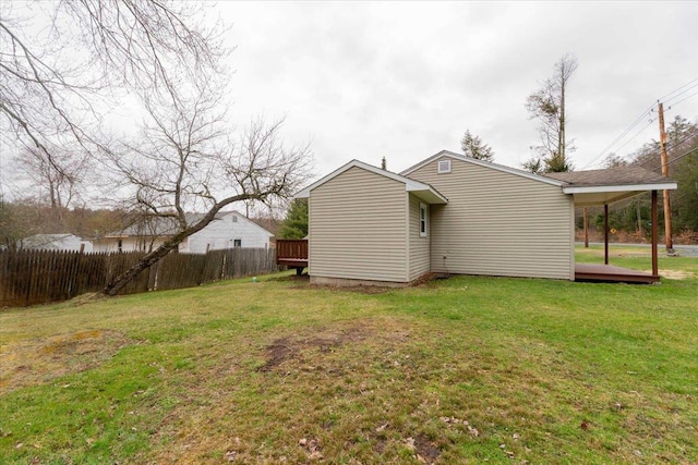 700 Sackett Lake Rd, Monticello, NY 12701 - exterior space with a yard and fence