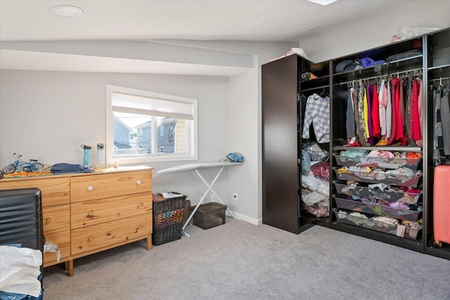 31 Arthur St, Baldwin, NY 11510 - walk in closet featuring vaulted ceiling and carpet