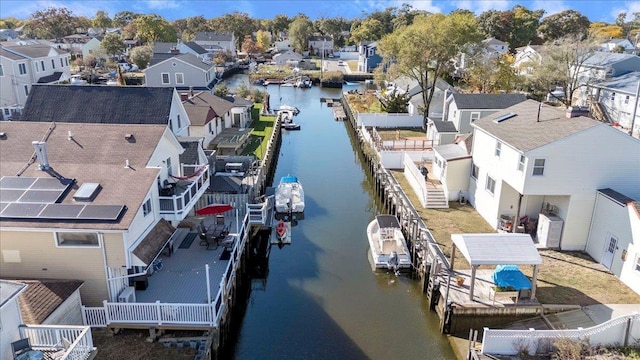 31 Arthur St, Baldwin, NY 11510 - birds eye view of property featuring a residential view and a water view
