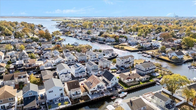31 Arthur St, Baldwin, NY 11510 - drone / aerial view featuring a water view and a residential view