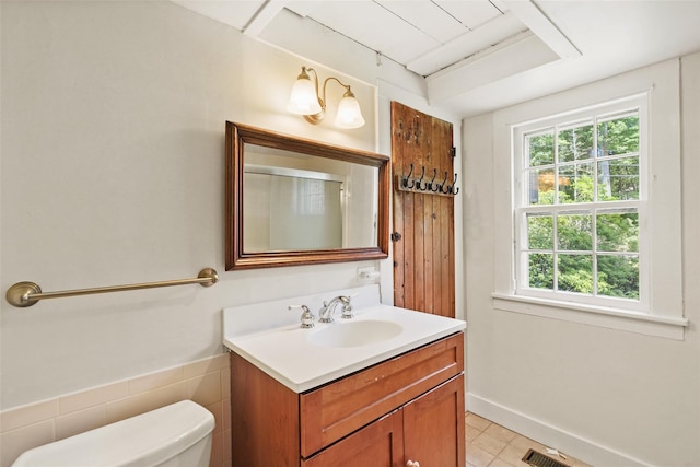 100 E St, South Salem, NY 10590 - bathroom featuring vanity and tile patterned floors