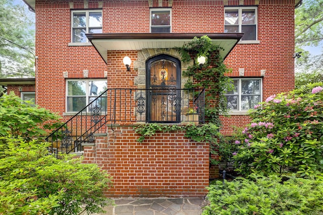 5235 Netherland Ave, Bronx, NY 10471 - doorway to property with brick siding