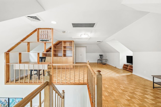 5235 Netherland Ave, Bronx, NY 10471 - additional living space with lofted ceiling, baseboards, and recessed lighting