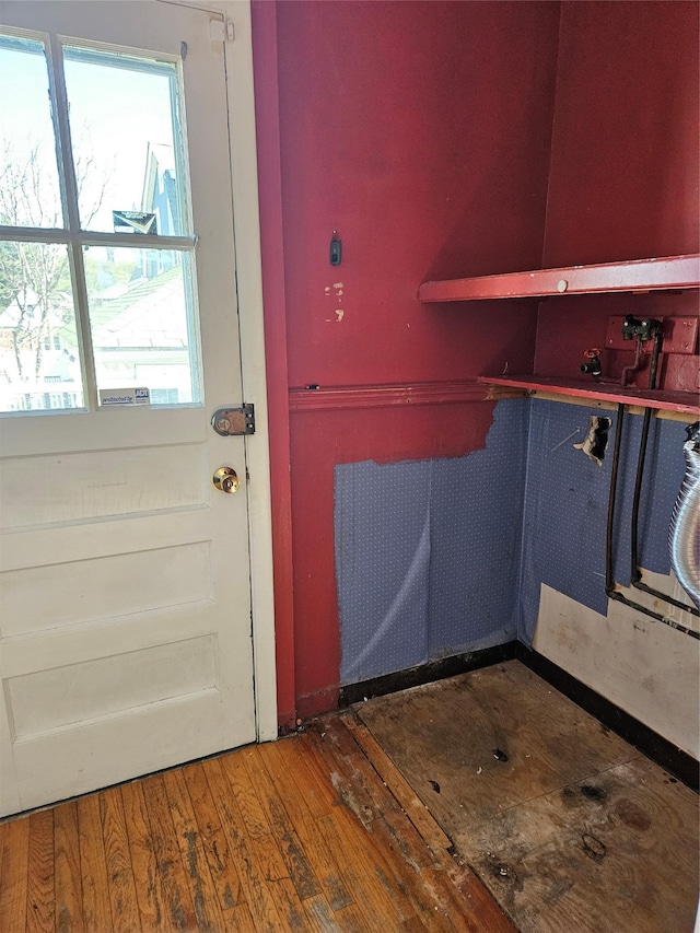 182 Parkway N, Yonkers, NY 10704 - entryway with hardwood / wood-style floors