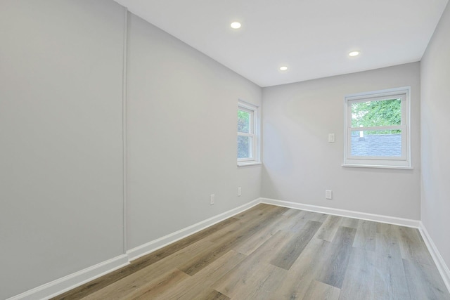 286 9th St, Verplanck, NY 10596 - unfurnished room featuring light wood-style floors, baseboards, and recessed lighting