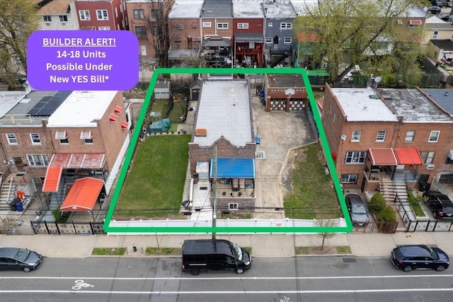 1021 E 213th St, Bronx, NY 10469 - bird's eye view featuring a residential view