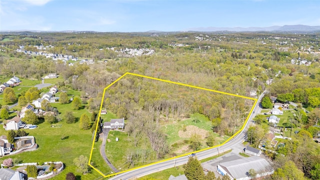1770 Rte 208, Washingtonville, NY 10992 - bird's eye view with a mountain view, a residential view, and a forest view