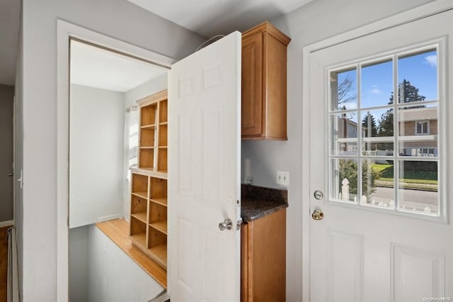view of doorway to outside