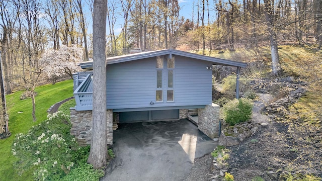 view of side of property