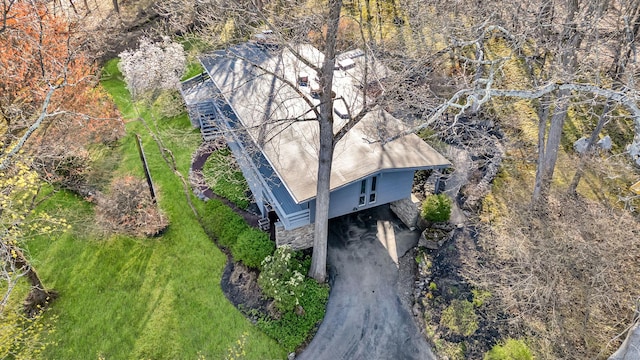 drone / aerial view