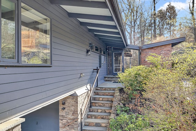view of side of property