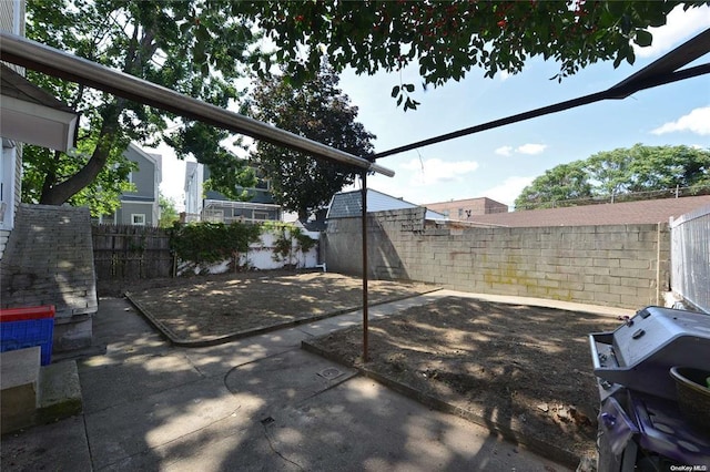 view of patio / terrace featuring a fenced backyard