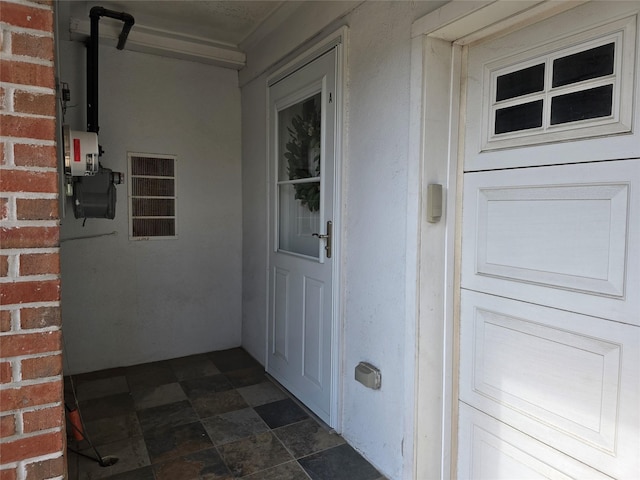 337 Park Cres, College Point, NY 11356 - entrance to property with stucco siding