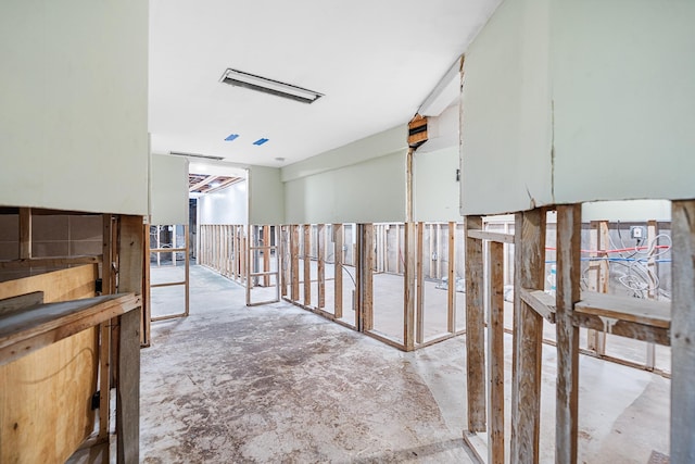hall with visible vents