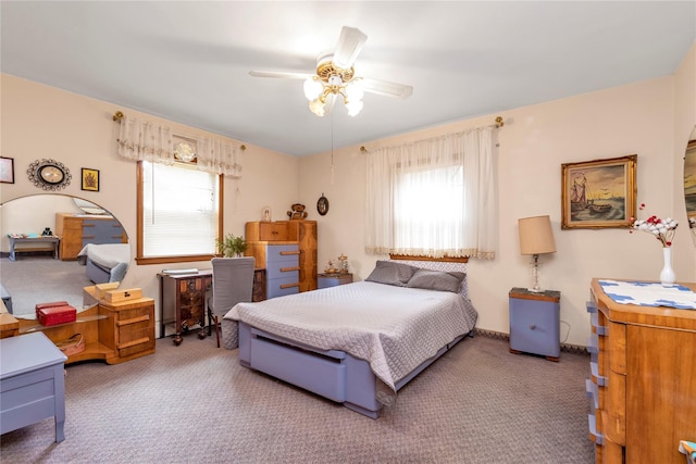 420 Old Country Rd, Melville, NY 11747 - carpeted bedroom featuring a ceiling fan