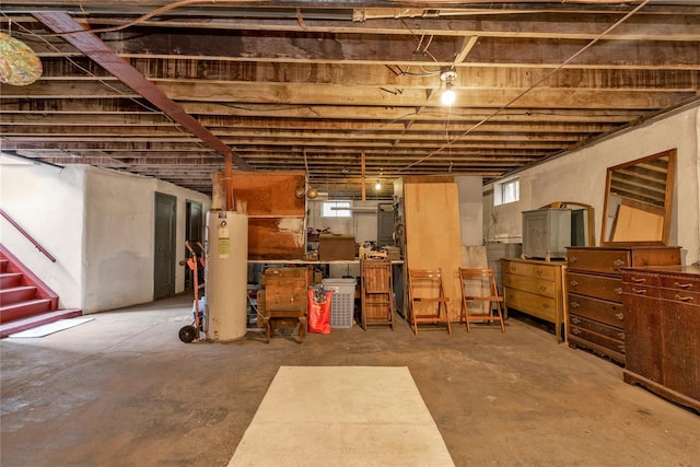 420 Old Country Rd, Melville, NY 11747 - below grade area with water heater