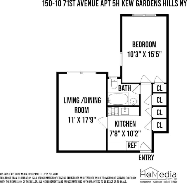 150-10 71st Ave Unit 5H, Kew Garden Hills, NY 11367 - plan