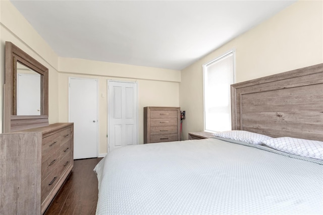 150-10 71st Ave Unit 5H, Kew Garden Hills, NY 11367 - bedroom featuring a closet and dark wood-style flooring