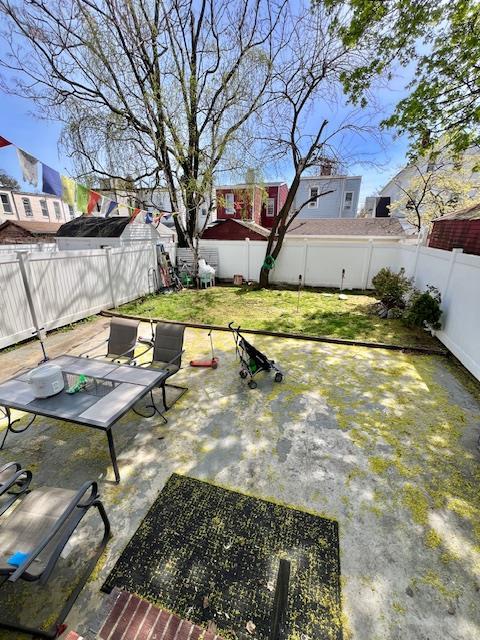 view of patio / terrace with a fenced backyard