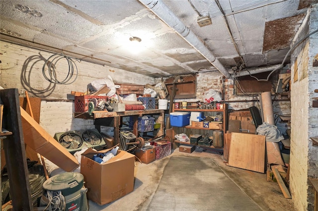 view of storage
