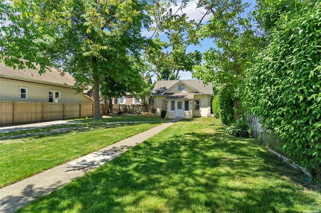 45 Dehnhoff Ave, Freeport, NY 11520 - view of yard with a fenced backyard