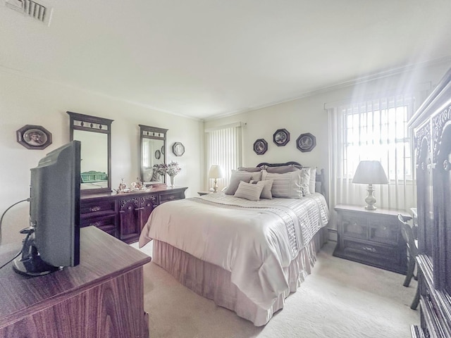 14 Scott St, Dix Hills, NY 11746 - carpeted bedroom featuring crown molding