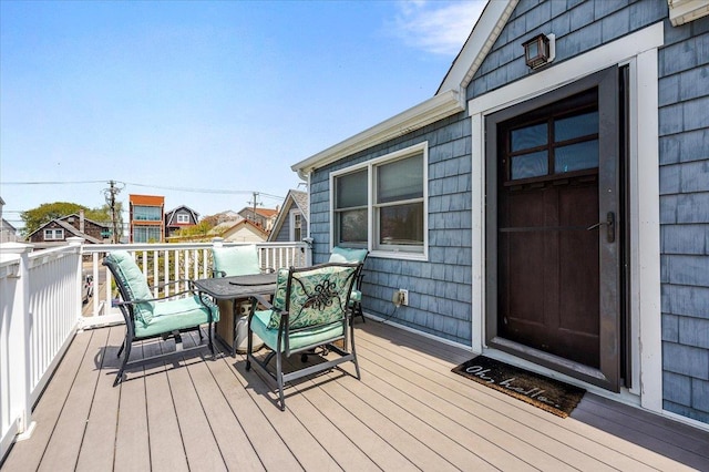 100 California St, Long Beach, NY 11561 - view of wooden deck