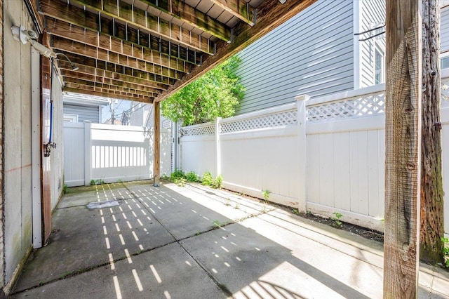 100 California St, Long Beach, NY 11561 - view of patio / terrace featuring fence