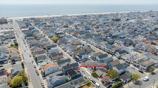100 California St, Long Beach, NY 11561 - birds eye view of property with a water view and a residential view
