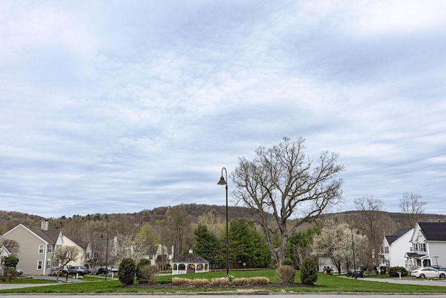 mountain view featuring a residential view