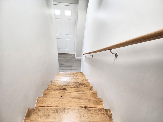 24 Wayne St, Staten Island, NY 10310 - staircase with wood finished floors