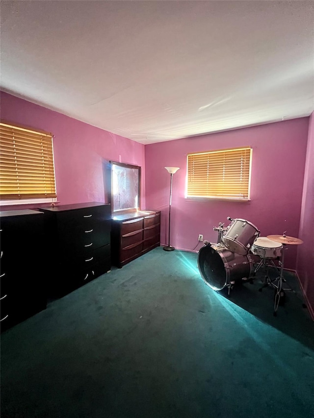 bedroom with carpet flooring