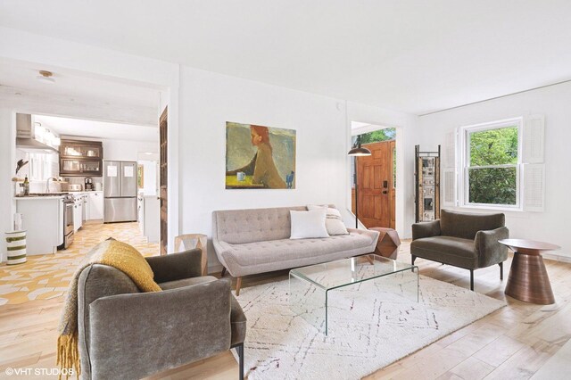 893 Laroe Rd, Monroe, NY 10950 - living area featuring light wood-style floors