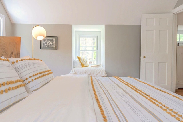 893 Laroe Rd, Monroe, NY 10950 - bedroom with vaulted ceiling and multiple windows