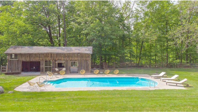 893 Laroe Rd, Monroe, NY 10950 - swimming pool featuring a patio