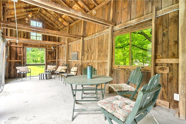 893 Laroe Rd, Monroe, NY 10950 - sunroom with plenty of natural light and vaulted ceiling