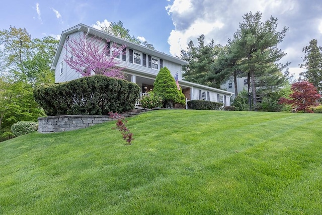 26 Strathmore Dr, New City, NY 10956 - traditional-style house with a front lawn