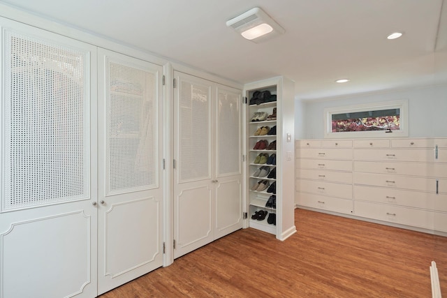 closet with visible vents