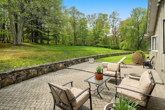 view of patio / terrace with outdoor lounge area