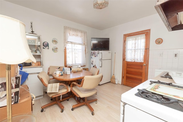 2162 Haight Ave, Bronx, NY 10461 - dining area featuring light wood finished floors