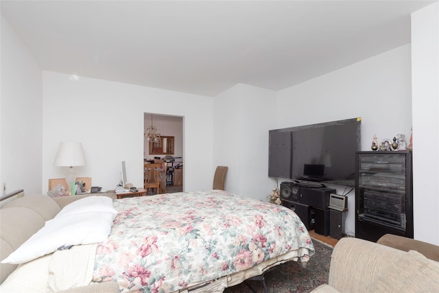 2162 Haight Ave, Bronx, NY 10461 - bedroom with an inviting chandelier