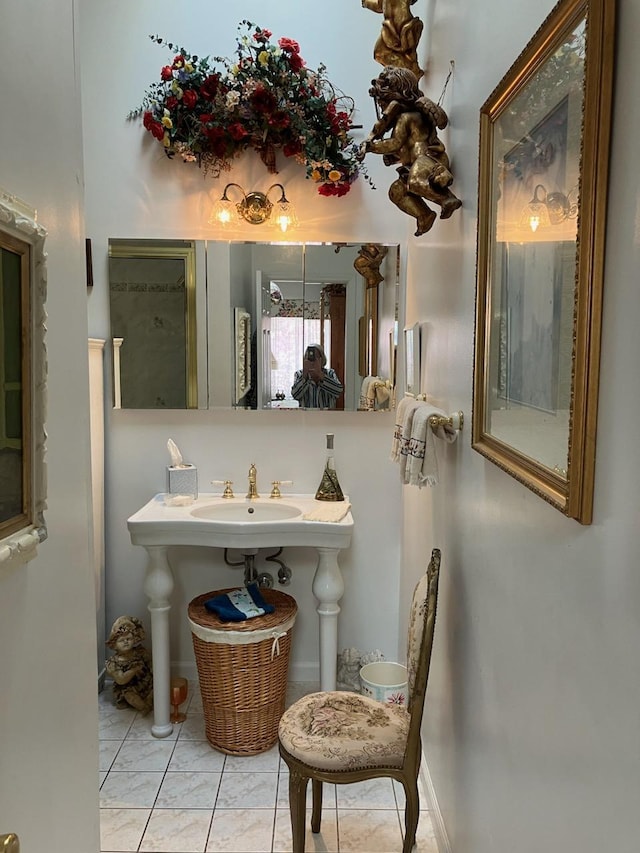 282 Tamerisk Ln, New Windsor, NY 12553 - bathroom with marble finish flooring