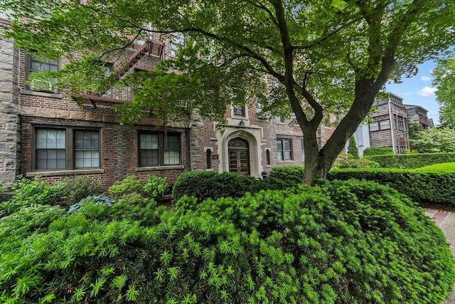 100 Parkway Rd Unit 4C, Bronxville, NY 10708 - view of front of property with brick siding